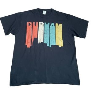 Durham, North Carolina. Short sleeve Graphic tee XL Port & Company Ring Spun